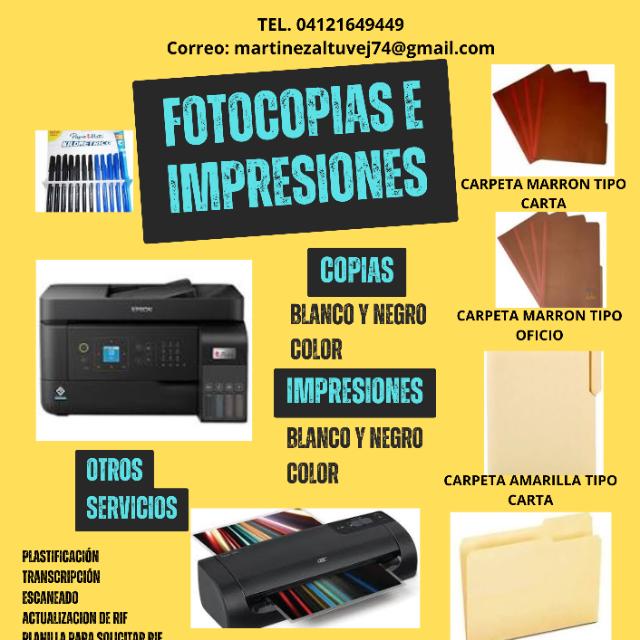 Logo de Impresiones y fotocopias