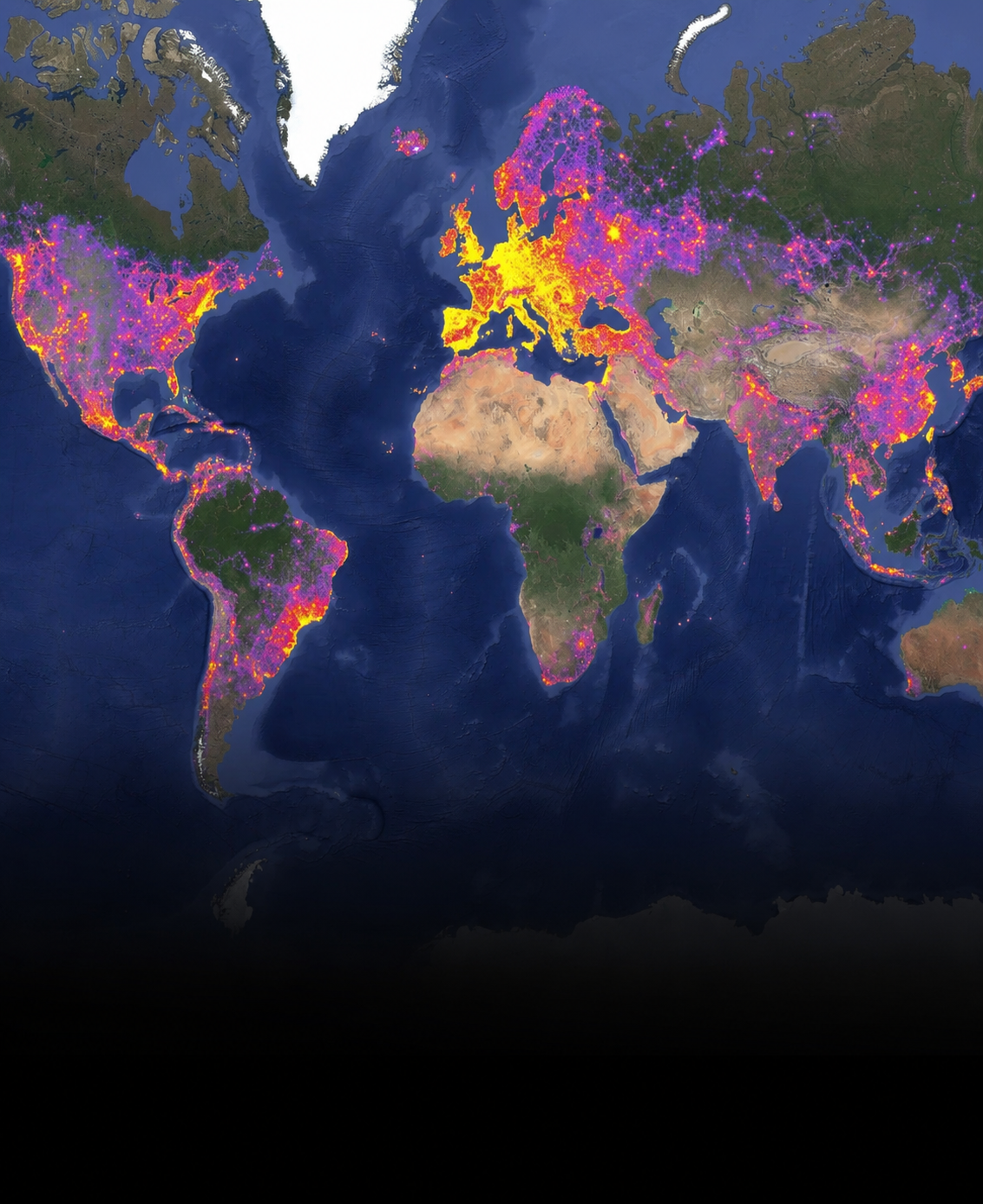 El mundo a través de una cámara: el mapa que revela los lugares más fotografiados del planeta