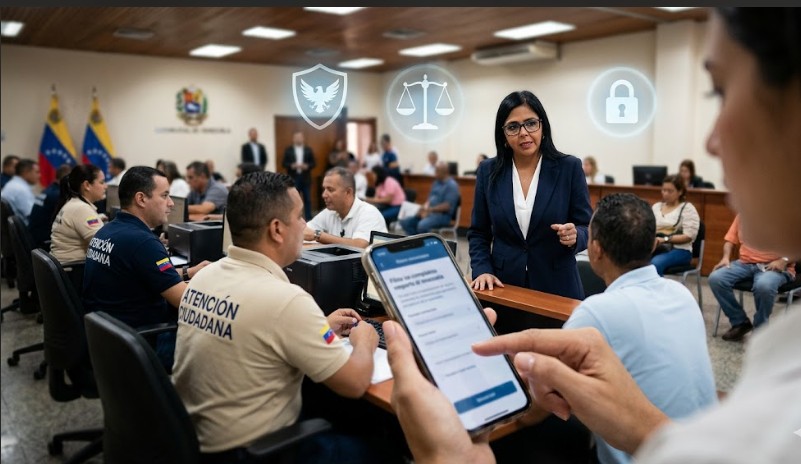 Delcy Rodríguez anuncia línea telefónica para denunciar extorsión y corrupción en organismos públicos