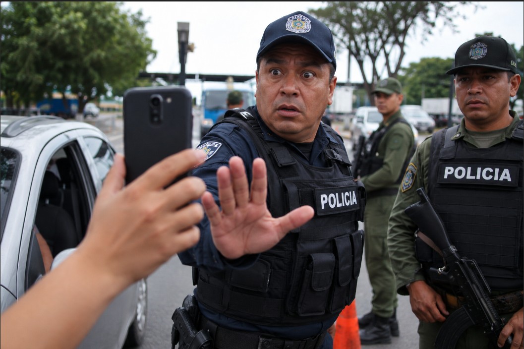 Ciudadanos pueden grabar procedimientos policiales y militares en alcabalas, según normativa vigente en Venezuela