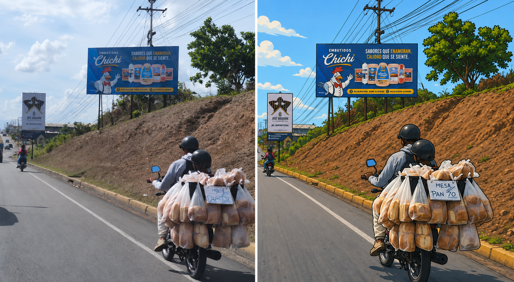 La Venezuela que no se rinde: cuando una moto se convierte en sustento para toda una familia